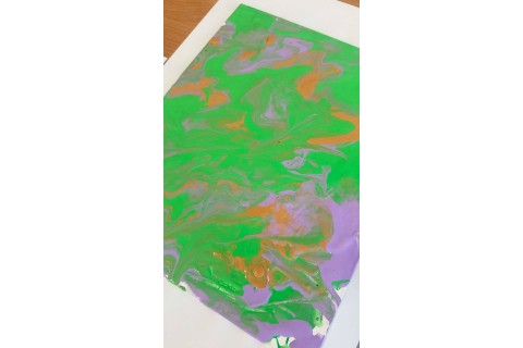 Warsztaty kreatywne dla dzieci od 10 lat - „Malowanie metodą Pouringu”