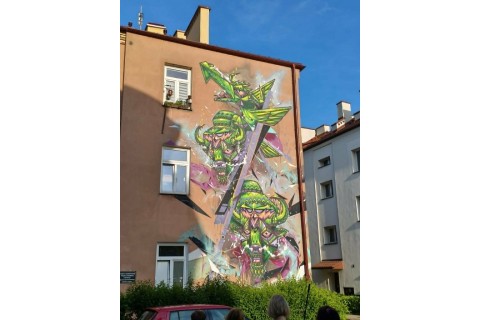 Spacer rodzinny po Białymstoku - Śródmiejskie murale