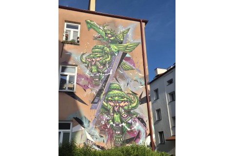 Spacer rodzinny po Białymstoku - Śródmiejskie murale