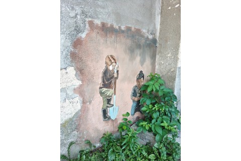 Spacer rodzinny po Białymstoku - Śródmiejskie murale