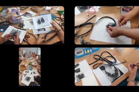 Warsztaty kreatywne dla seniorów - Biżuteria z zamków błyskawicznych