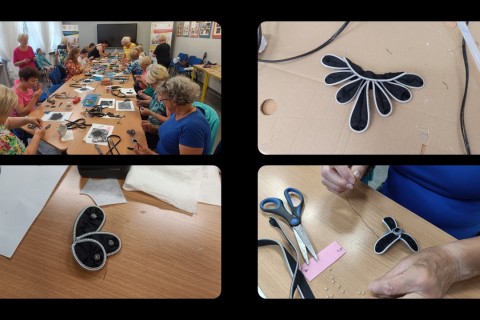 Warsztaty kreatywne dla seniorów - Biżuteria z zamków błyskawicznych