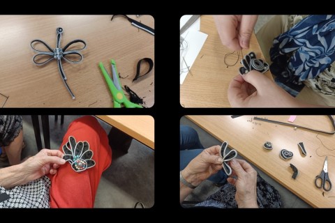 Warsztaty kreatywne dla seniorów - Biżuteria z zamków błyskawicznych