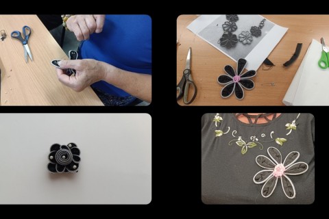 Warsztaty kreatywne dla seniorów - Biżuteria z zamków błyskawicznych