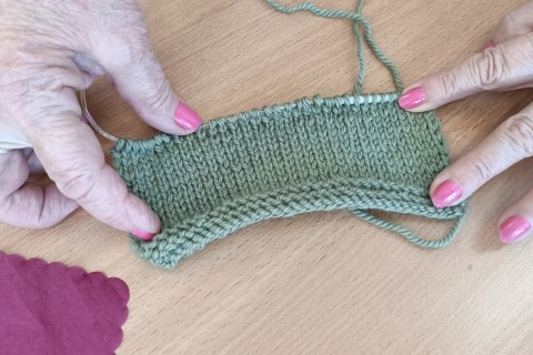 Warsztaty robienia na drutach dla Seniorów