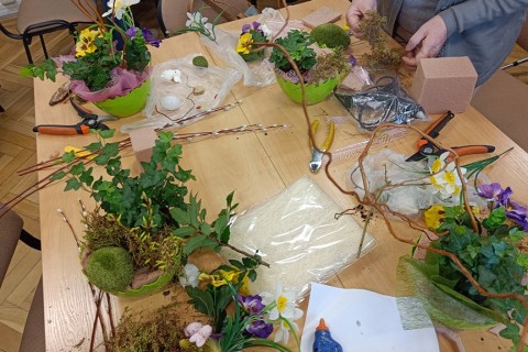 Warsztaty florystyczne dla seniorów