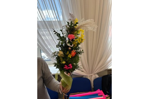 Warsztaty kreatywne dla seniorów - palma wielkanocna