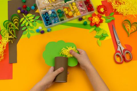 Warsztaty kreatywne dla dzieci 7+ wiosenny pejzaż