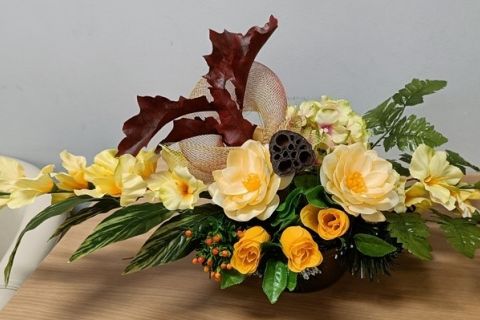 Warsztaty florystyczne dla seniorów - kompozycje na groby
